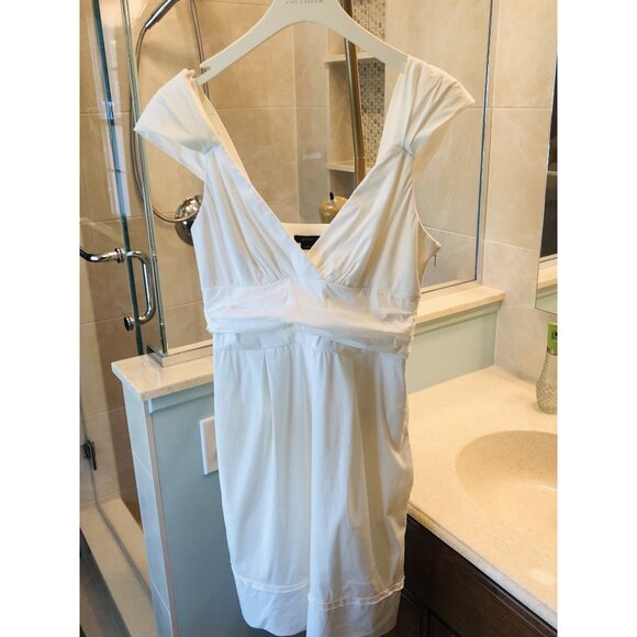 BCBG White Dress Sleeveless Size 0 - Picture 10 of 11
